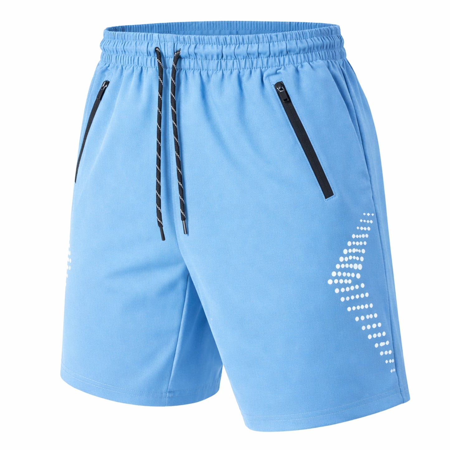Men's Performance Training Shorts With Zipper Pockets (Sizes: S to 2XL)