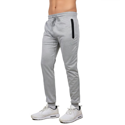 Men's Performance Tech Joggers Sweatpants With Heat Seal Zipper Side Pockets (Sizes: S-2XL)