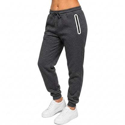 Women's Loose-Fit Fleece-Lined Jogger With Heat Seal Zipper Side Pockets