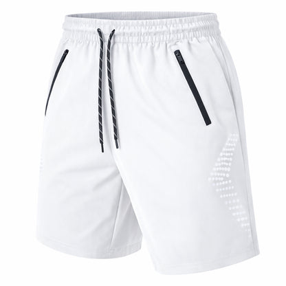 Men's Performance Training Shorts With Zipper Pockets (Sizes: S to 2XL)