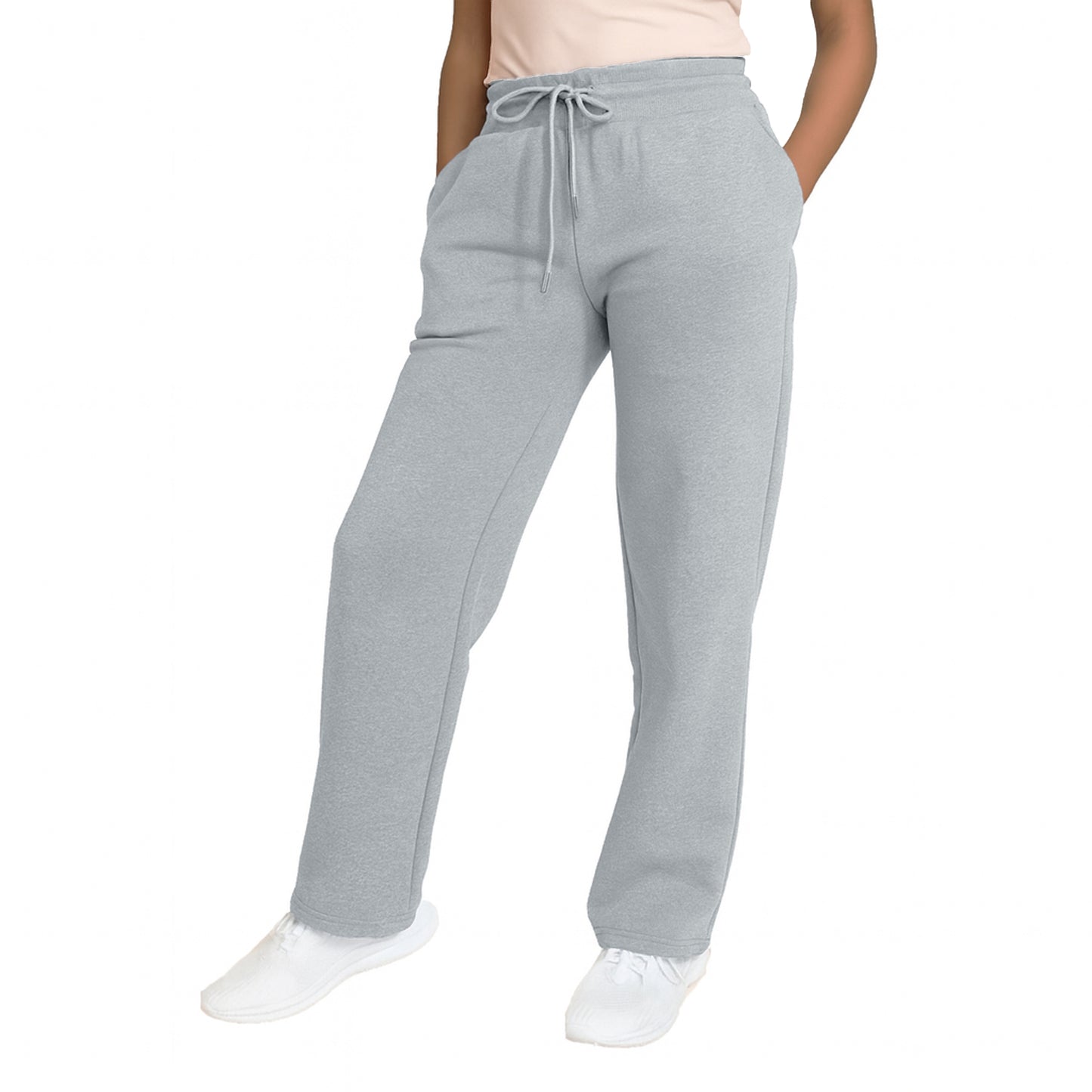 Women's Heavyweight Wide Leg Loose-Fit Fleece-Lined Sweatpants