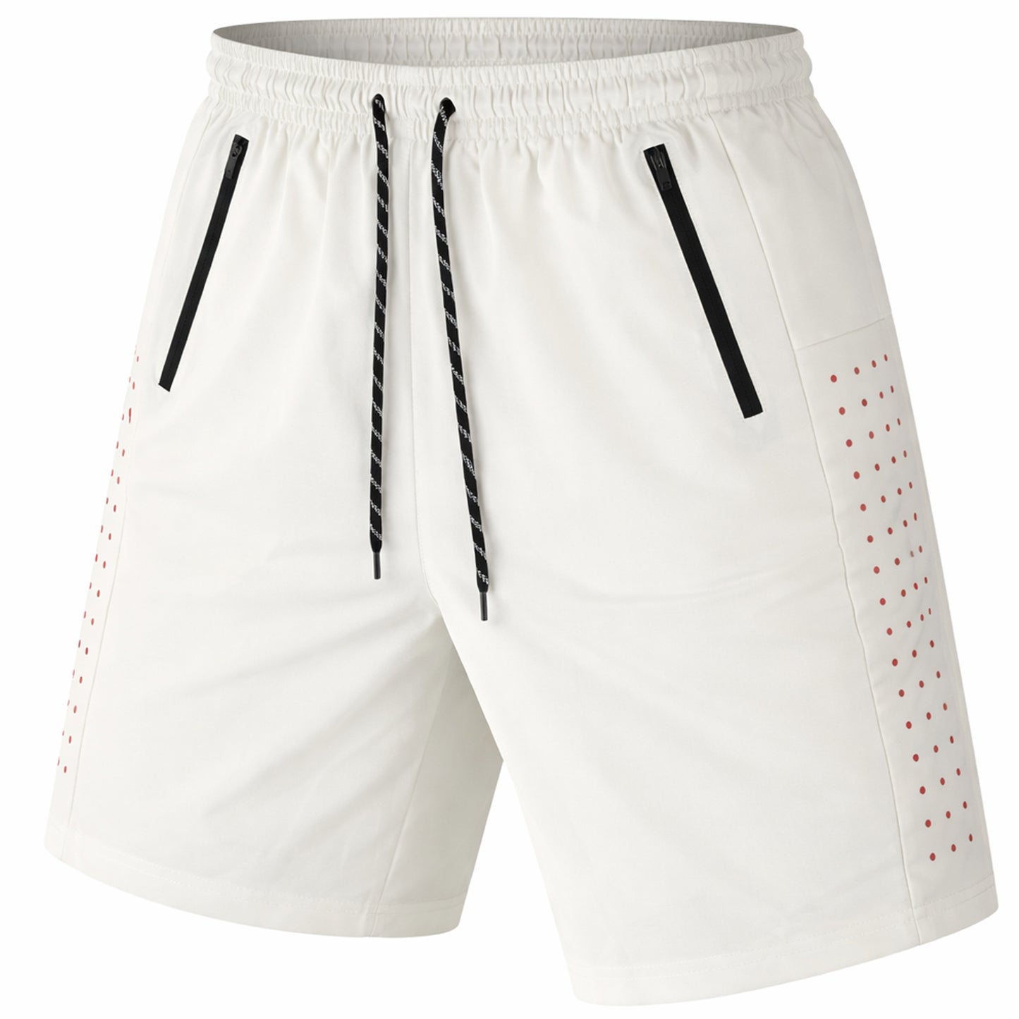 Men's Performance Training Shorts With Zipper Pockets (Sizes, S to 2XL)