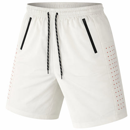 Men's Performance Training Shorts With Zipper Pockets (Sizes, S to 2XL)
