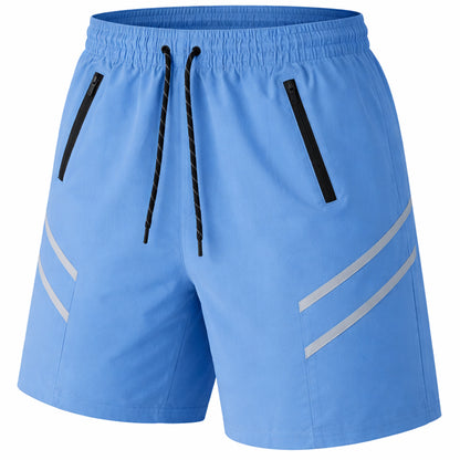 Men's Performance Training Shorts With Zipper Pockets (Sizes, S to 2XL)
