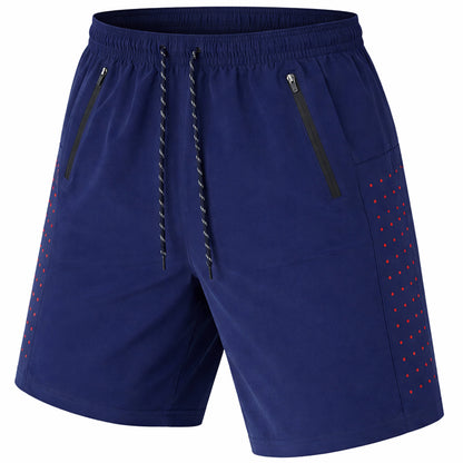 Men's Performance Training Shorts With Zipper Pockets (Sizes, S to 2XL)