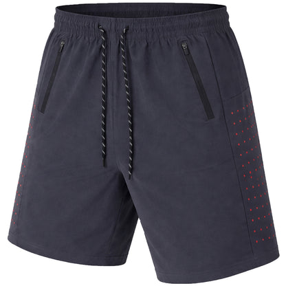 Men's Performance Training Shorts With Zipper Pockets (Sizes, S to 2XL)