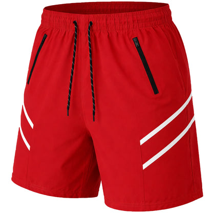 Men's Performance Training Shorts With Zipper Pockets (Sizes, S to 2XL)