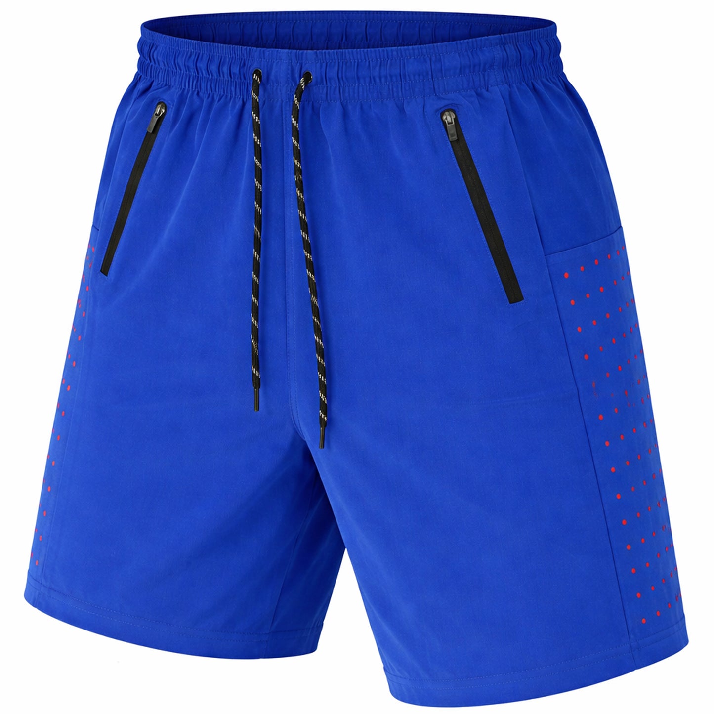 Men's Performance Training Shorts With Zipper Pockets (Sizes, S to 2XL)
