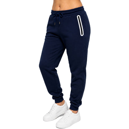 Women's Loose-Fit Fleece-Lined Jogger With Heat Seal Zipper Side Pockets