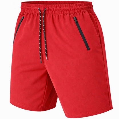 Men's Performance Training Shorts With Zipper Pockets (Sizes, S to 2XL)