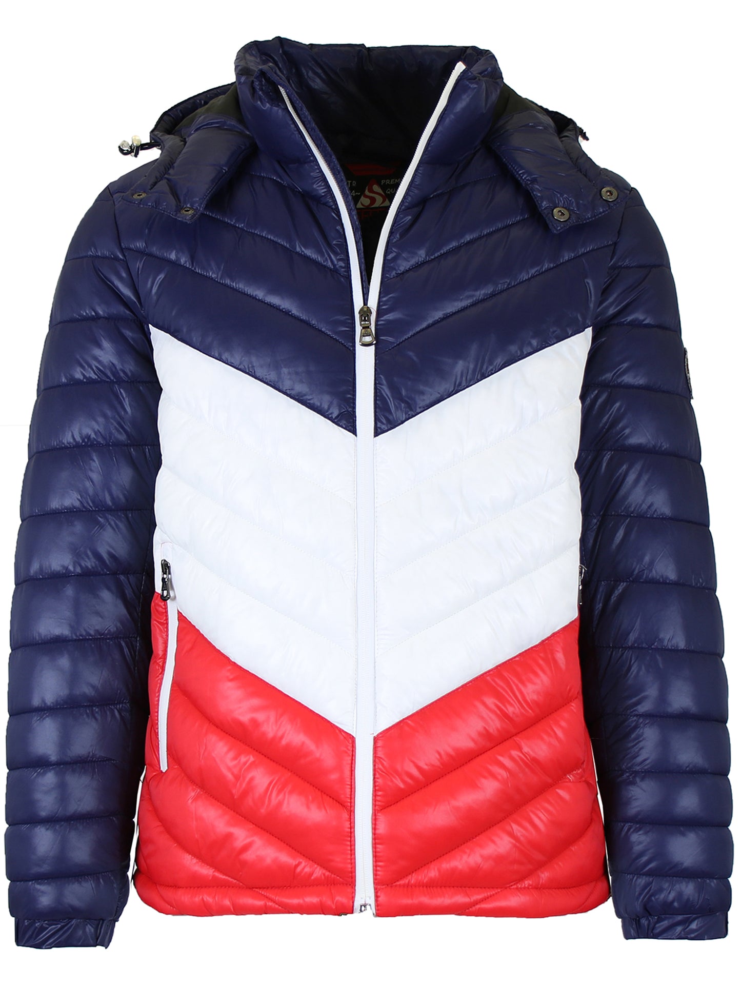 Men's Heavyweight Quilted Hooded Puffer Bubble Jacket (Sizes, S to 2XL)