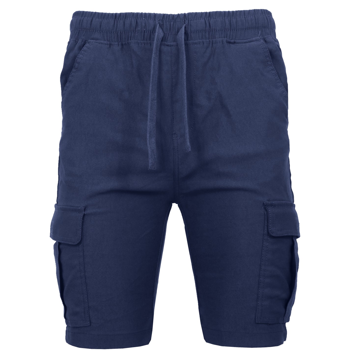 Men’s Flex Cargo Shorts with Elastic Waistband and Drawstring – Comfortable Fit with 6 Pockets and Stretch Fabric (S-2XL)