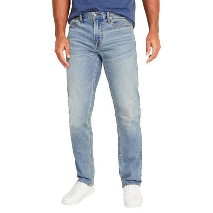 Men's Flex Stretch Slim Straight Jeans with 5 Pocket (Sizes, 30-42)