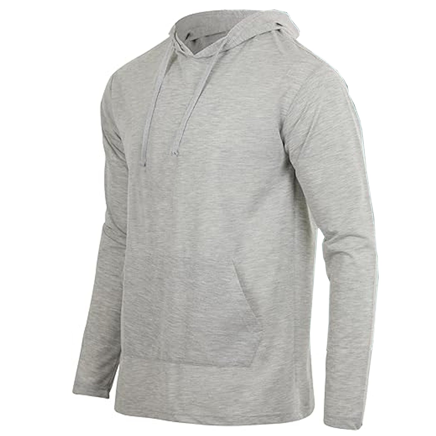 Men's Cotton Lightweight Casual Pullover Drawstring Hoodie With Pocket