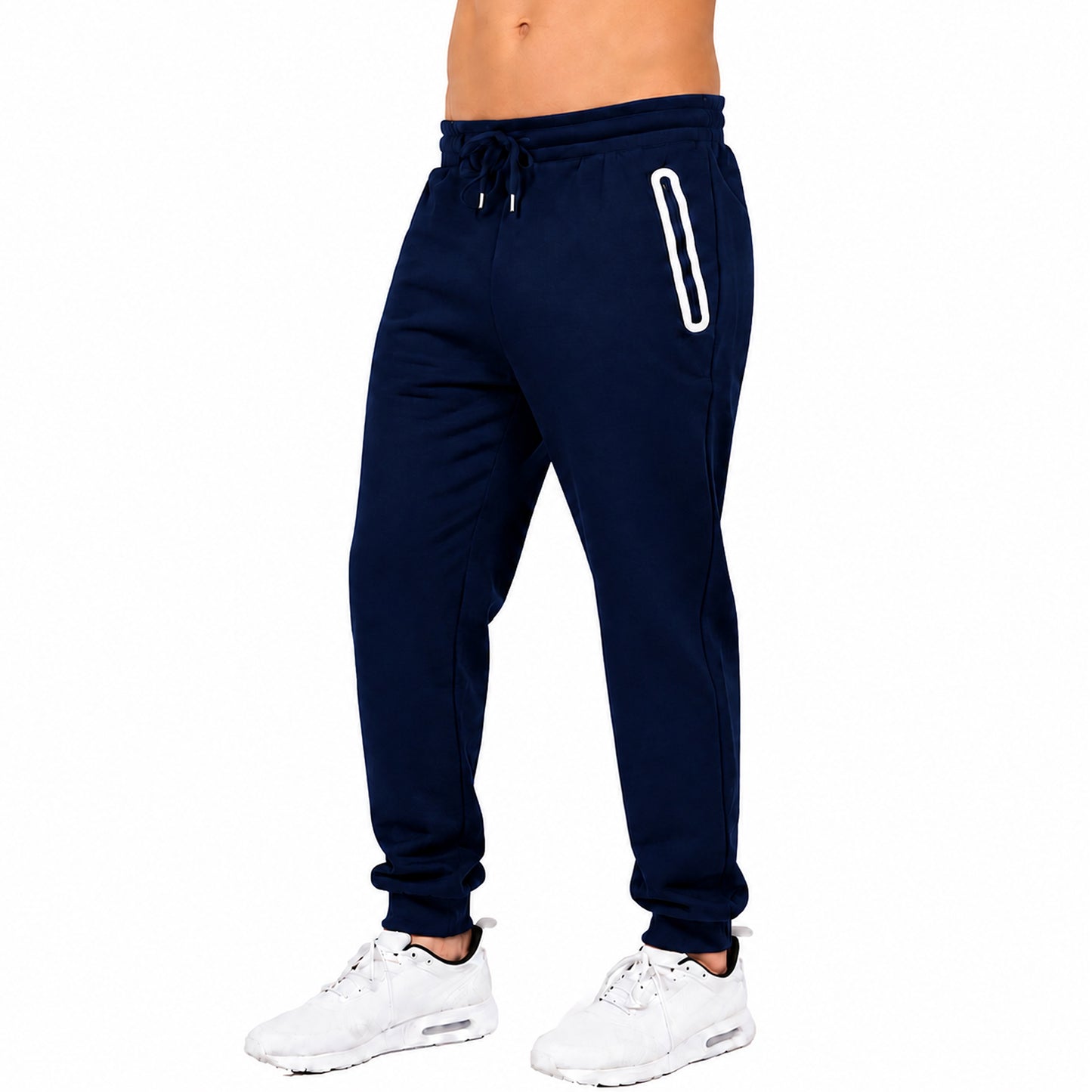 Men's Fleece-Lined Jogger With Heat Seal Zipper Side Pockets