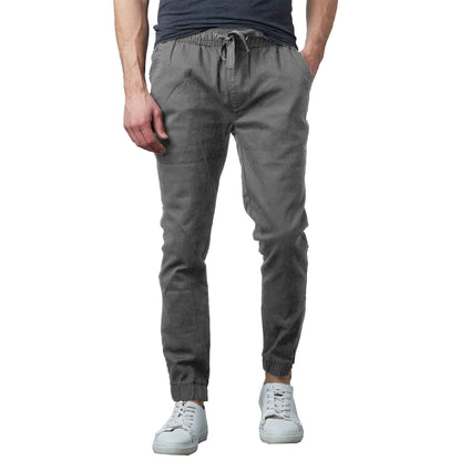 Men’s Slim-Fit Twill Jogger Pants