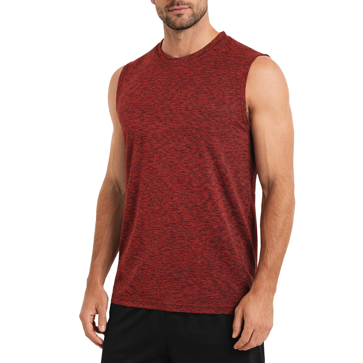 Men's Moisture Wicking Performance Sleeveless Muscle Tee (S - 3XL)
