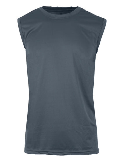 Men's Performance Moisture Wicking Active Short Sleeve & Muscle Tee