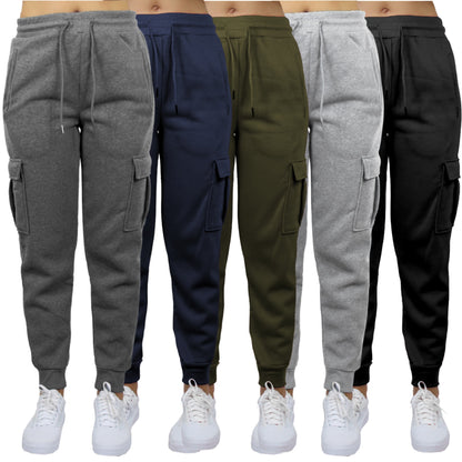 Womens Slim Fit Fleece Jogger Sweatpants (S-2XL)