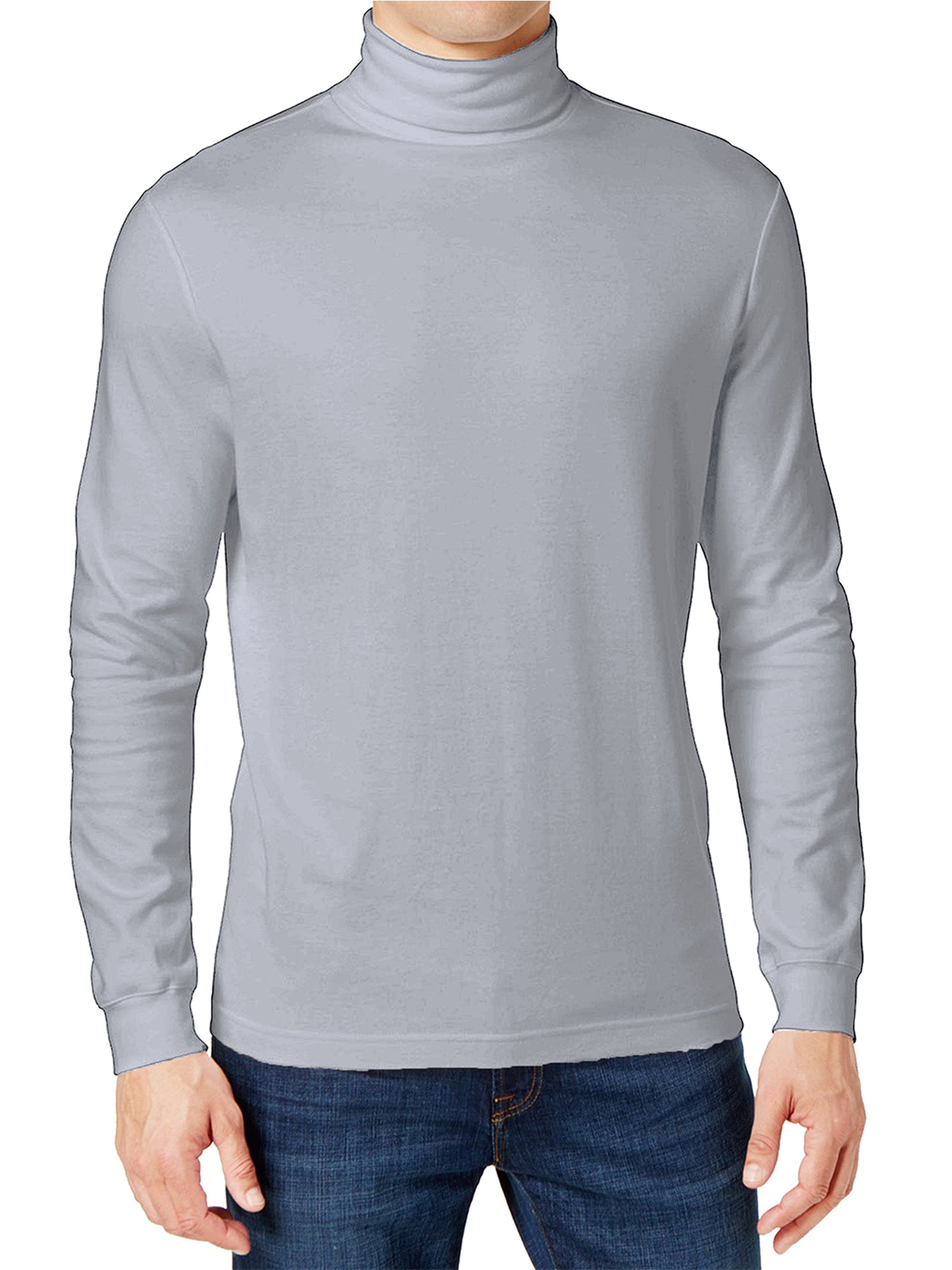 Men's Long Sleeve Turtle Neck T-Shirt (Sizes, S to 2XL)