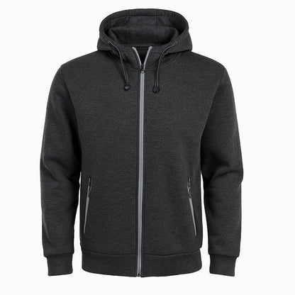 Men's Heavyweight Sherpa Fleece-Lined Full Zip Classic Tech Hoodie