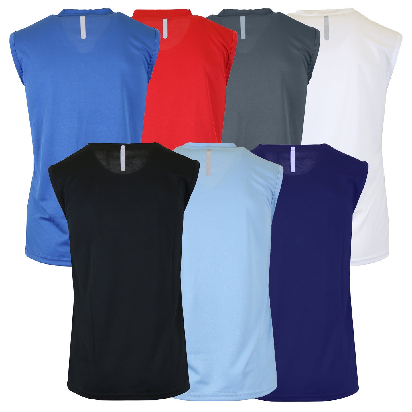 Men's Performance Moisture Wicking Active Short Sleeve & Muscle Tee (5-Pack)