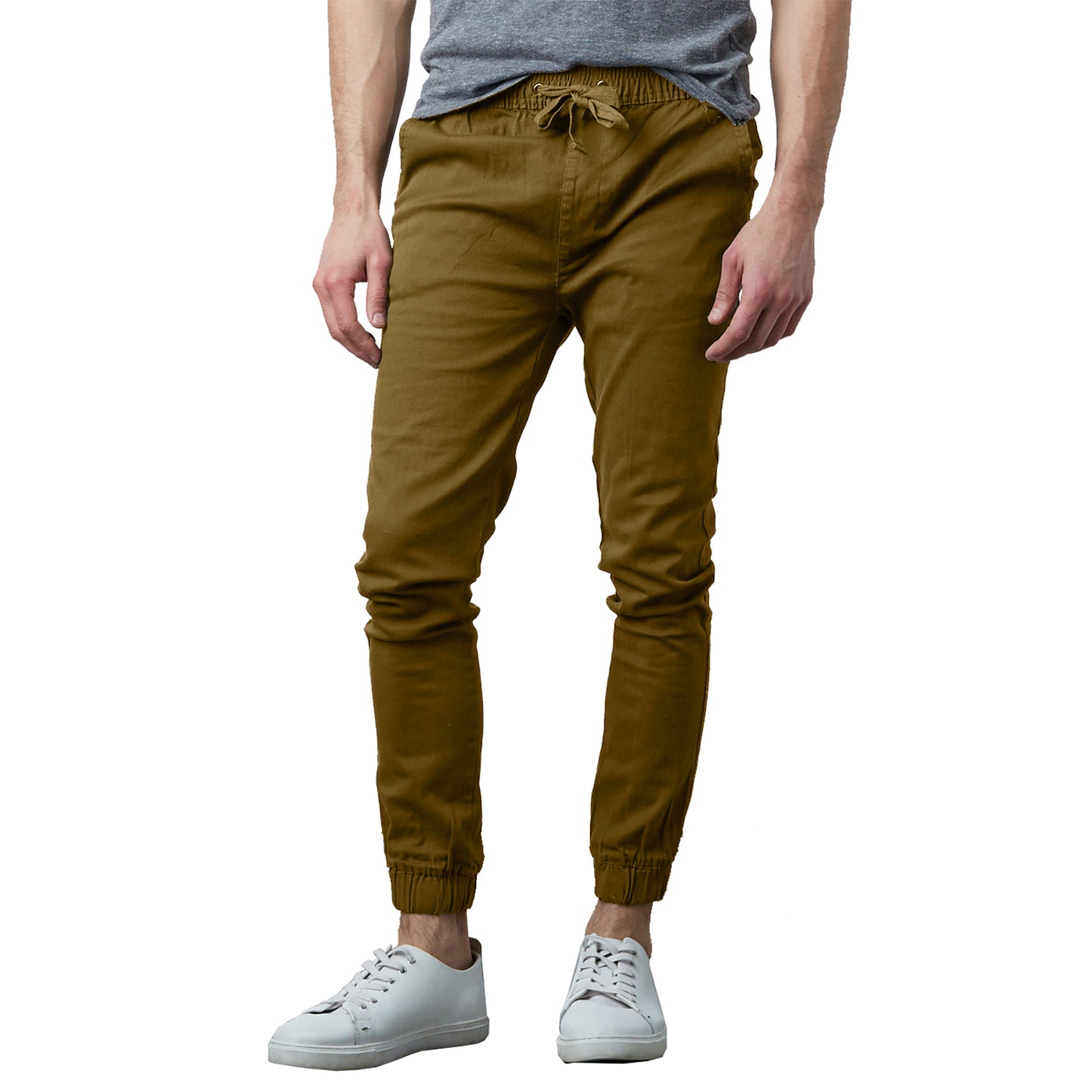 Men’s Slim-Fit Twill Jogger Pants