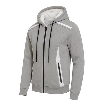 Men's Heavyweight Sherpa Fleece-Lined Full Zip Classic Tech Hoodie