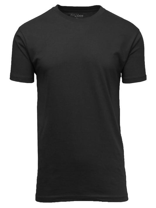 Men's Short Sleeve Crew Neck Solid Tee (Sizes, S to 3XL)