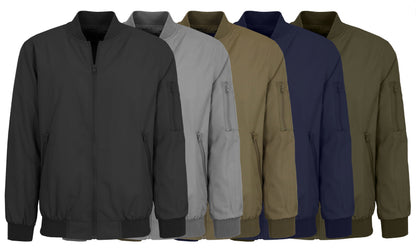 Men's Lightweight Zip-up Bomber Jacket (S-3XL)