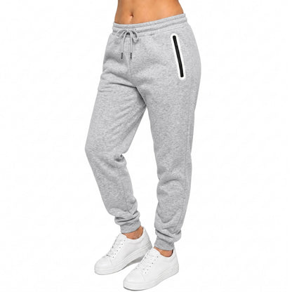 Women's Loose-Fit Fleece-Lined Jogger With Heat Seal Zipper Side Pockets