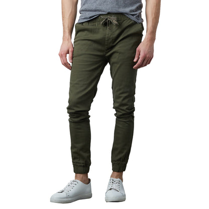 Men’s Slim-Fit Twill Jogger Pants